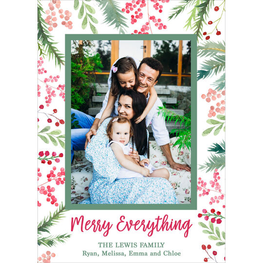 Merry Everything Holiday Photo Cards